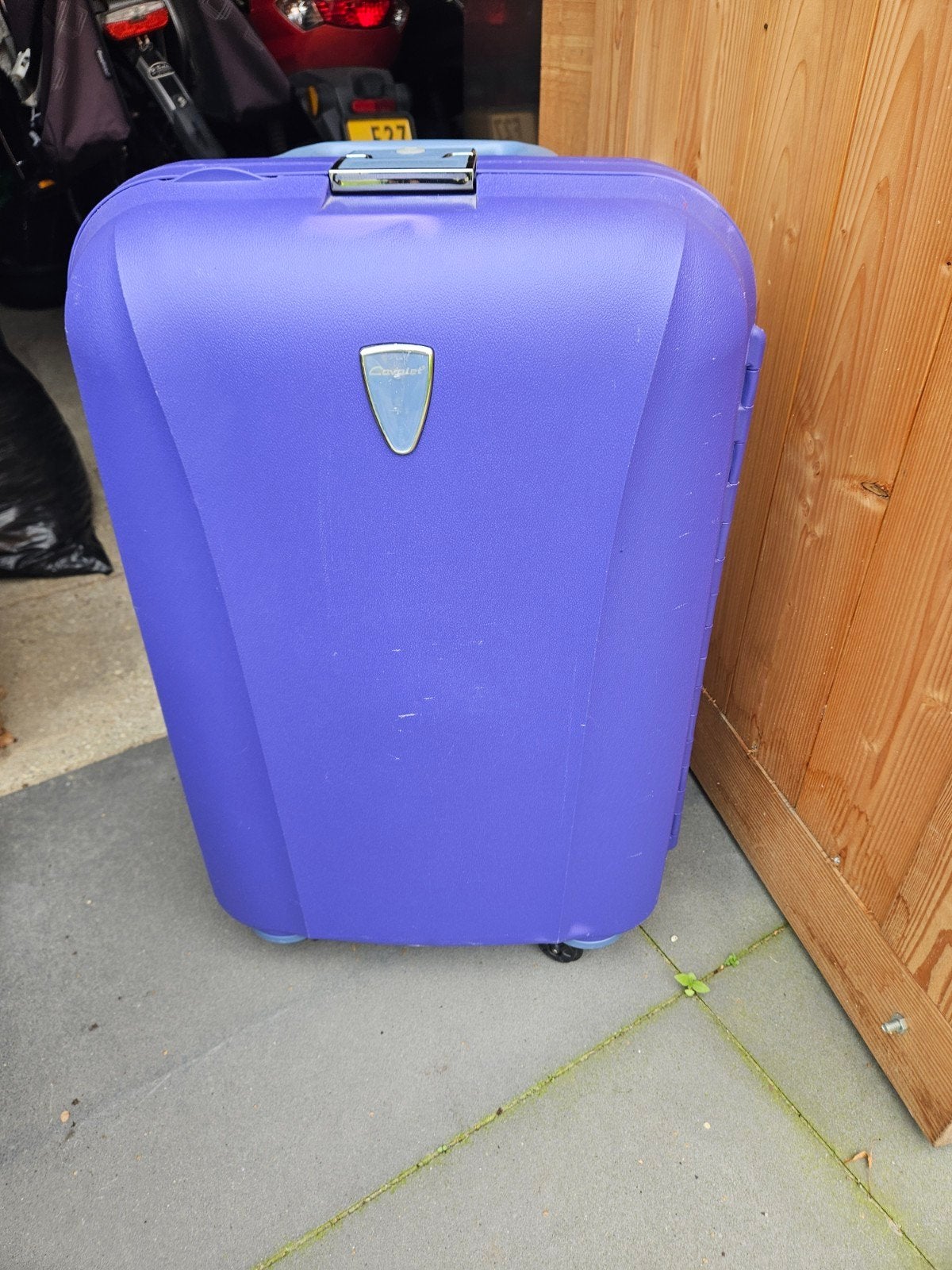 Cavalet Koffer - Stevige Reiskoffer met Wieltjes en Slot, Ophalen, Gebruikt, 20 tot 30 cm, Paars