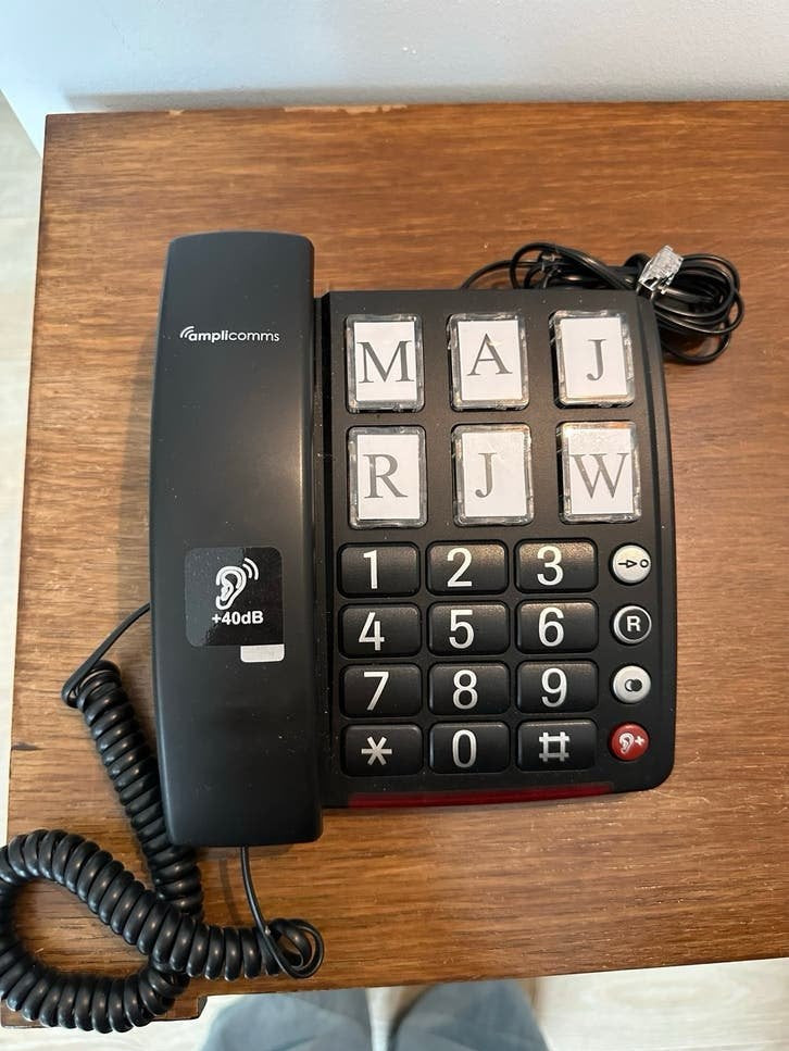 Amplicomms BigTel 40 Plus seniorentelefoon, Telecommunicatie, Ophalen, Zo goed als nieuw