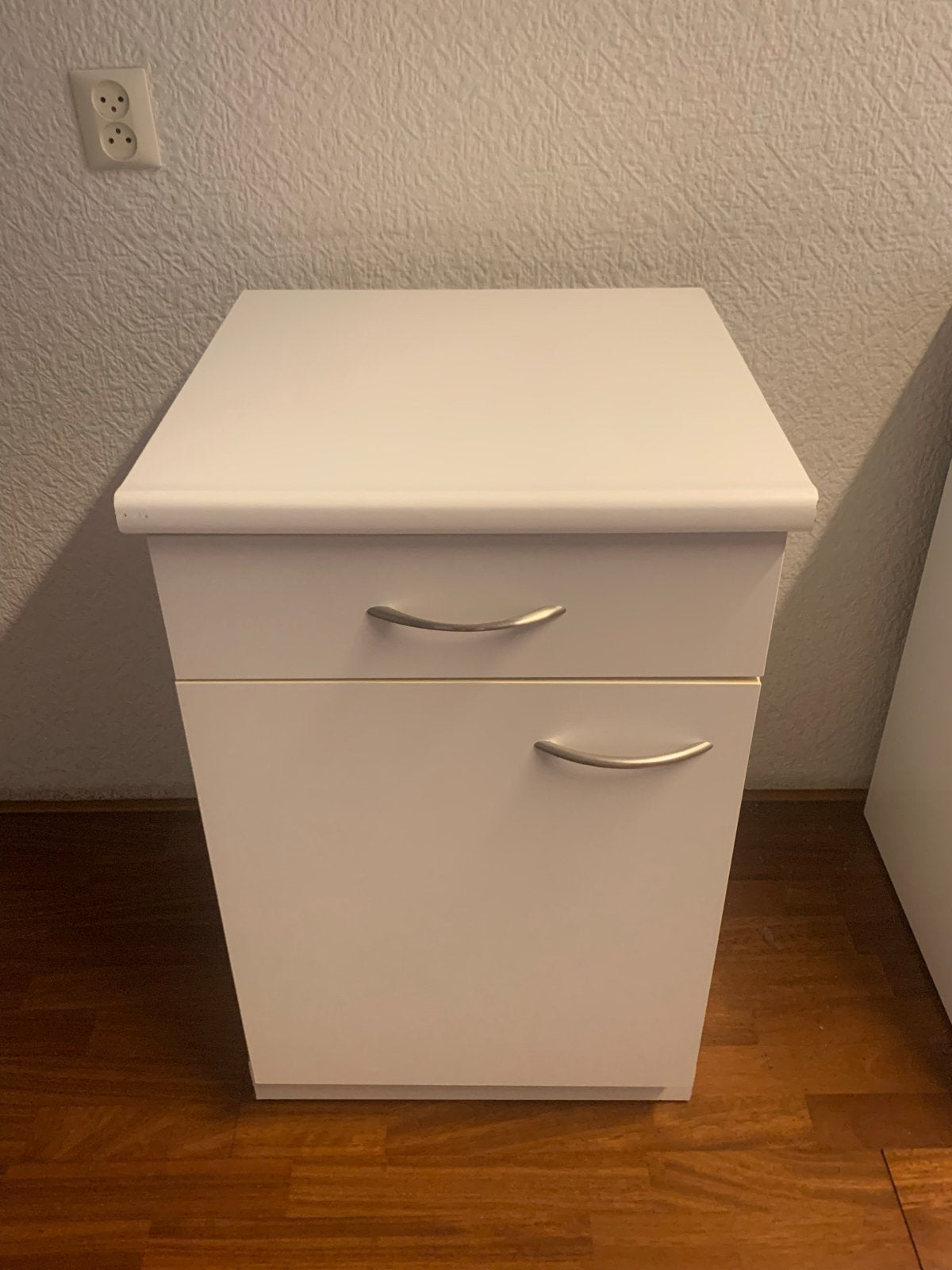 Wit keukenkastje met lade en kastje, Ophalen, Minder dan 50 cm, Gebruikt, 1 of 2 laden