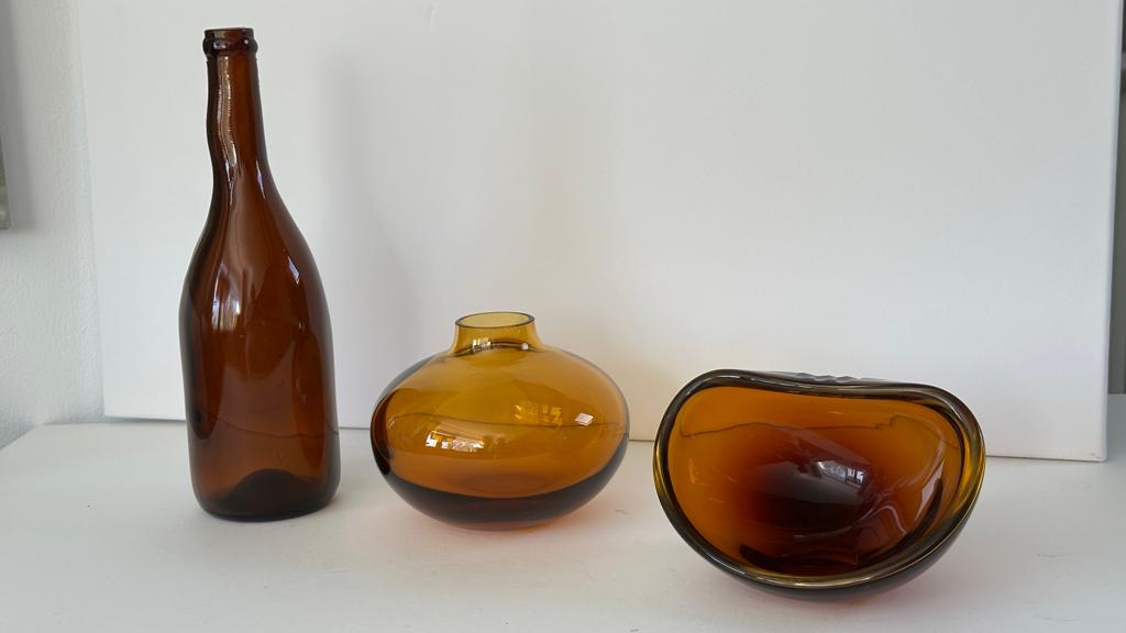 antiek glaswerk, Ophalen
