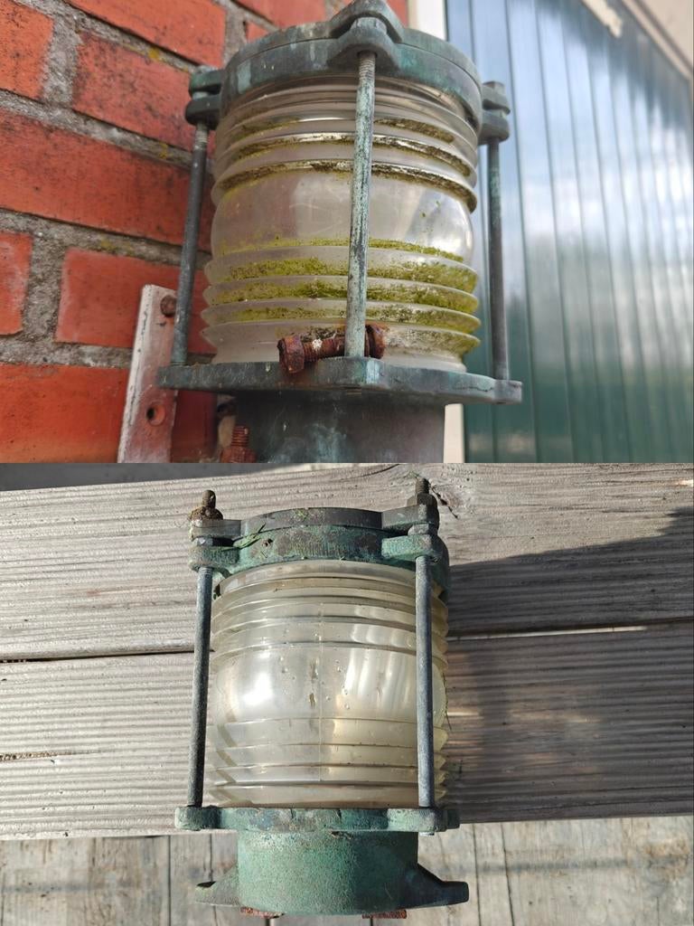 Scheeps lamp. Navigatie lamp twee stuks, Ophalen, Netvoeding, Minder dan 50 watt, Wandlamp