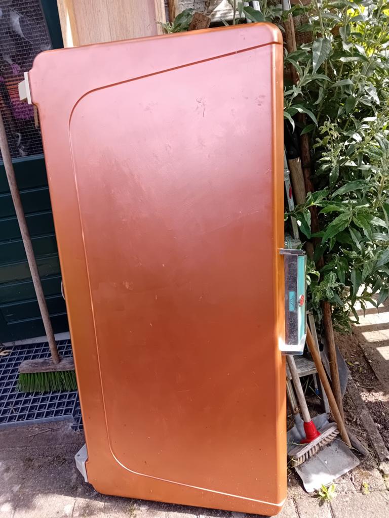 Jaren 60 koelkastdeur leuk diy object, Ophalen, Gebruikt