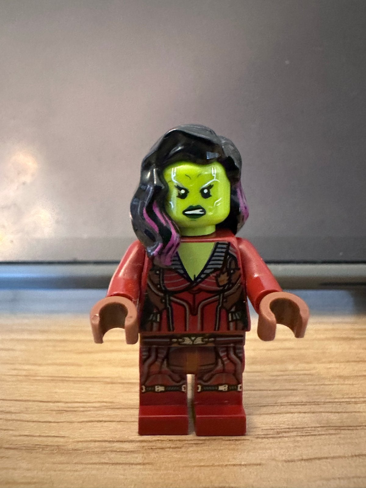Lego Minifiguur Gamora sh0124 - Guardians of the Galaxy, Gebruikt, Marvel, Lego, Ophalen of Verzenden