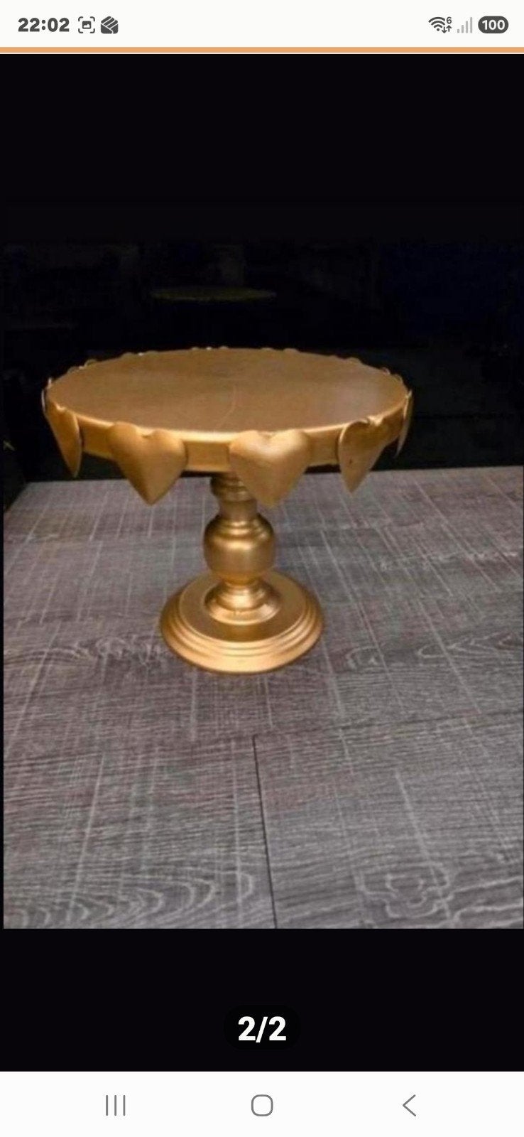 Prachtige gouden etagere, Huis en Inrichting, Woonaccessoires | Etagères, Ophalen of Verzenden, Nieuw