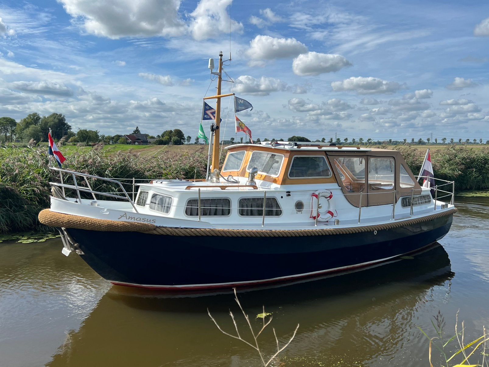 BM Vlet 8,60, Watersport en Boten, 60 pk, Gebruikt, Binnenboordmotor, Diesel