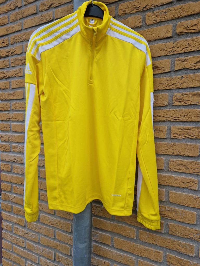 Adidas trui met rits in de kleur geel ●  maat medium, Maat 48/50 (M), Geel, Nieuw, Ophalen of Verzenden