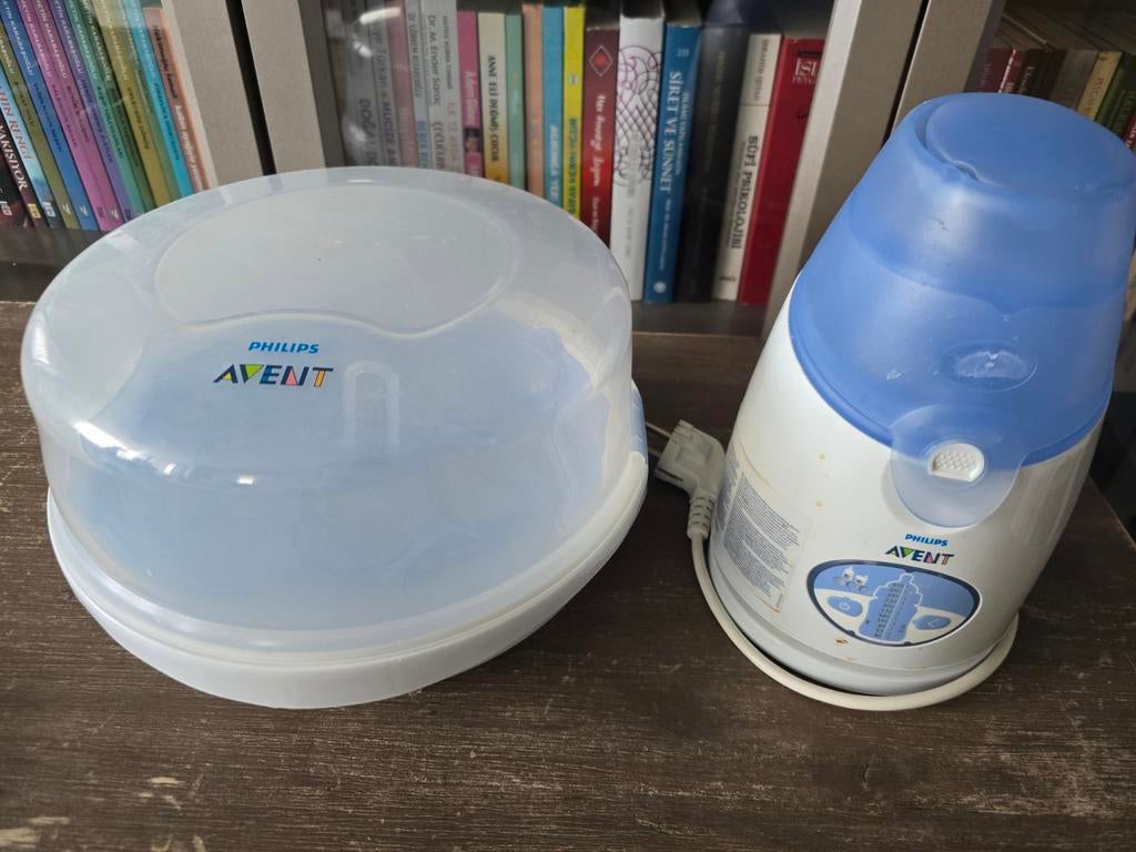 Philips Avent Sterilisator & Flessenwarmer Set, Kinderen en Baby's, Babyvoeding en Toebehoren, Gebruikt, Flessen- of potjesverwarmer
