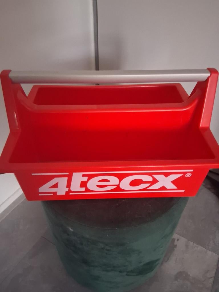 Rode 4atex gereedschapskist / opbergbak, Ophalen of Verzenden, Gebruikt