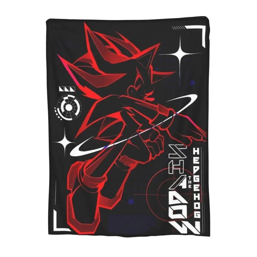Prachtige zachte pluche deken - Sonic The Hedgehog, Ophalen of Verzenden, Nieuw