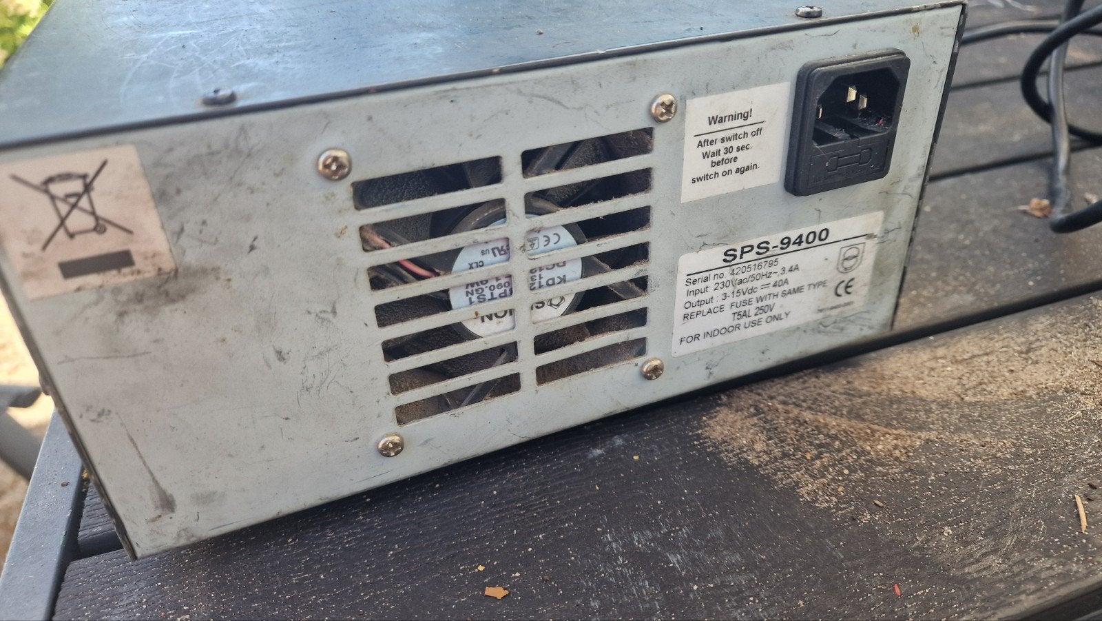 K-PO SPS9400 Schakelende Voeding 13.8V 40A, Ophalen of Verzenden, Gebruikt