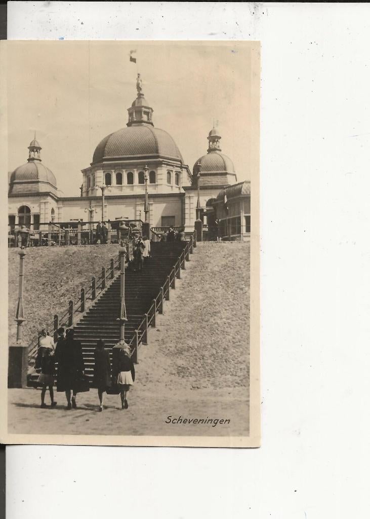Scheveningen Seinpost met trap, Ophalen of Verzenden, 1920 tot 1940, Gelopen, Zuid-Holland