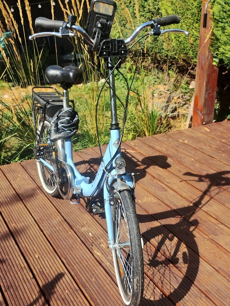 Vilette La Balade electrische vouwfiets, Fietsen en Brommers, Fietsen | Vouwfietsen, 20 inch of meer, Gebruikt, Totaal opvouwbaar