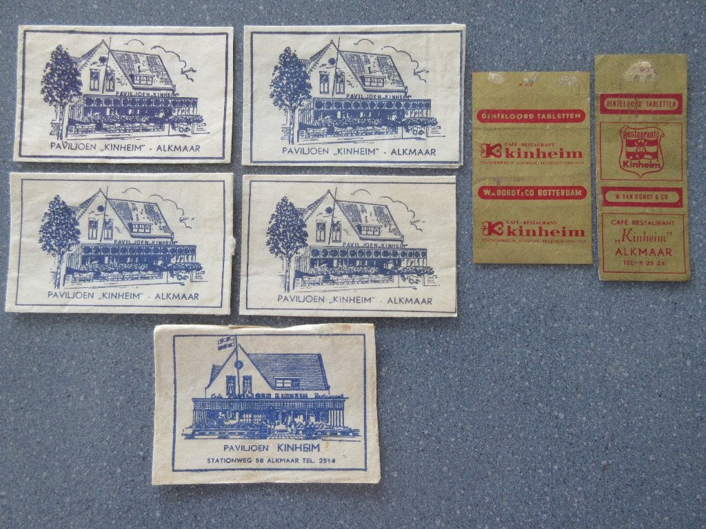 7 x Alkmaar, paviljoen Kinheim, Verzenden, Nederland