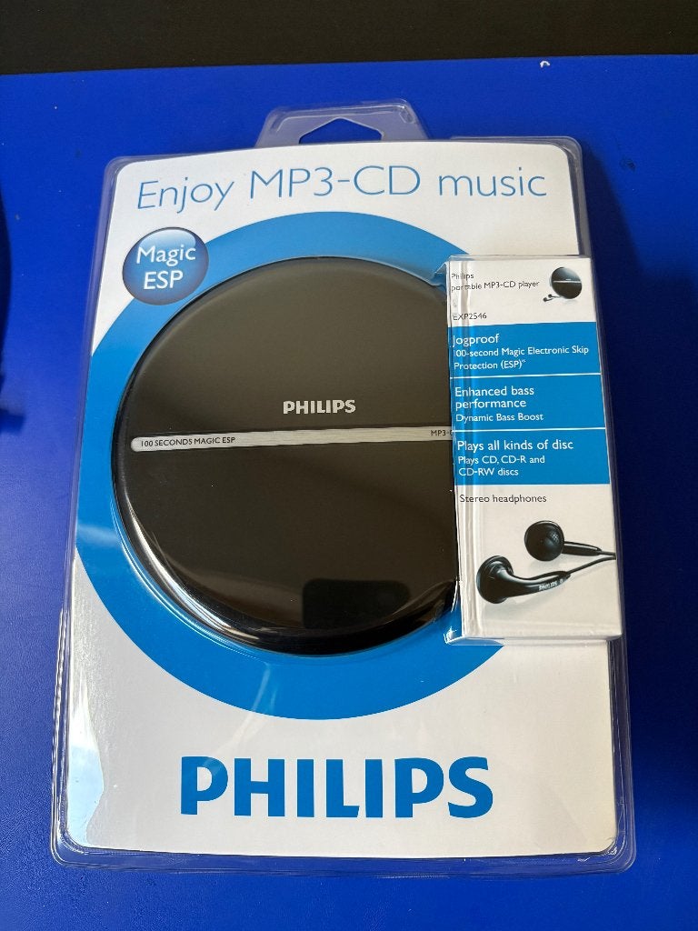 Philips MP3-CD speler EXP2516 - Nieuw in verpakking, Ophalen, Discman