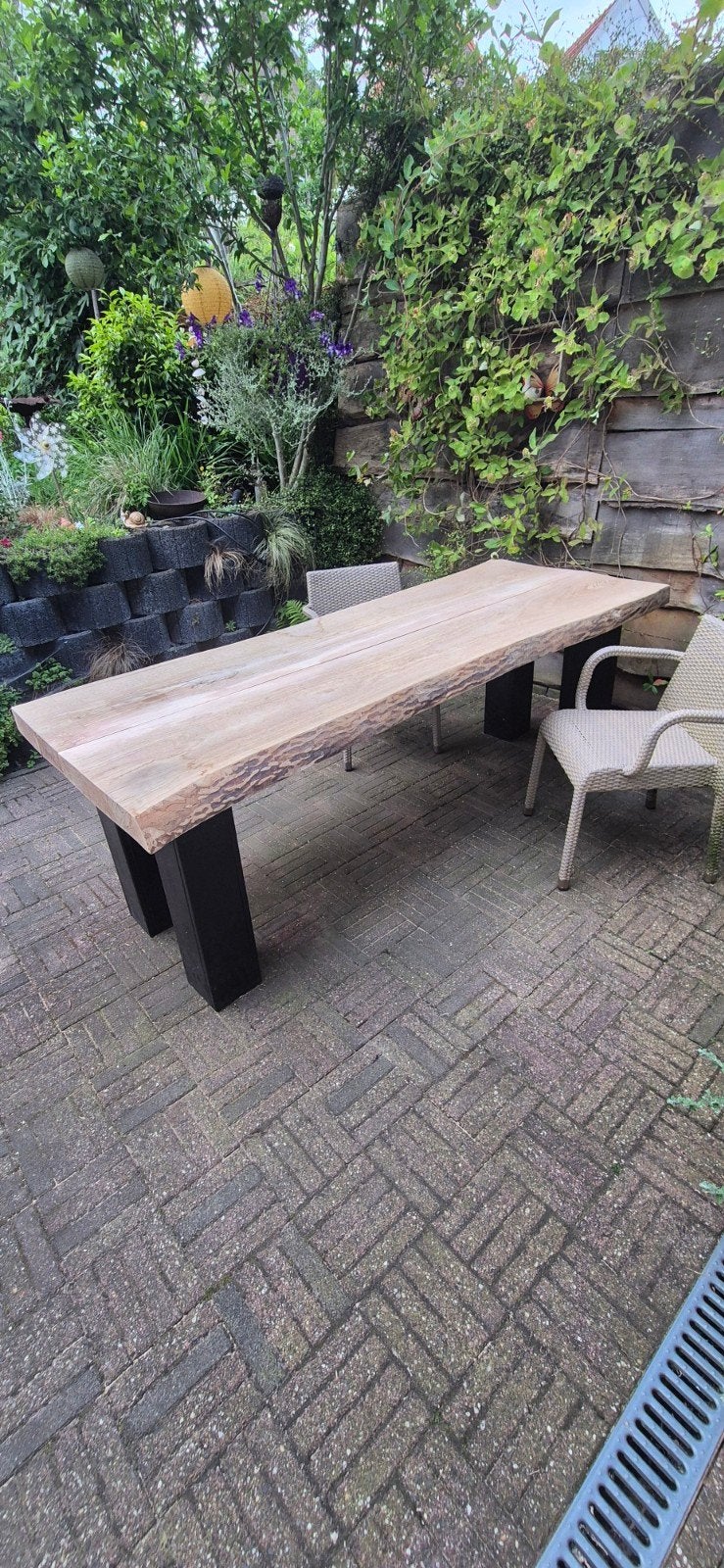 Essen houten tafel, Ophalen, Rechthoekig, Hout