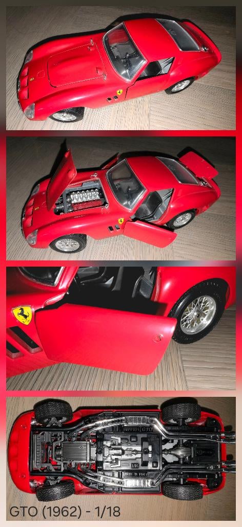 Bburago Ferrari GTO (1962), Ophalen of Verzenden, Gebruikt, Auto, Bburago
