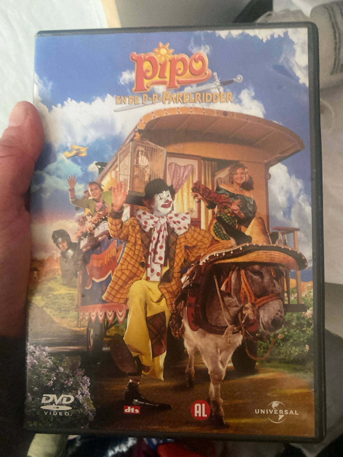 Pipo en de P-P-Parelridder DVD - Familieavontuur, Cd's en Dvd's, Alle leeftijden, Zo goed als nieuw, Familie, Film
