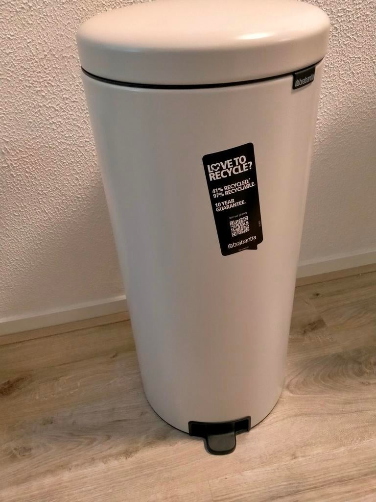 Brabantia newicon 30liter soft beige, Ophalen of Verzenden, Nieuw, Minder dan 50 cm