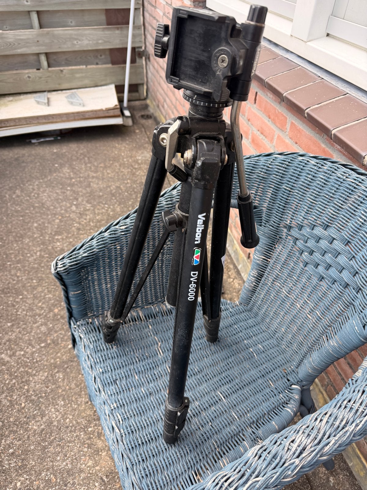Velbon DV-5000 Driepoot Statief met Balhoofd, Ophalen, Zo goed als nieuw, Driepoot, Met balhoofd