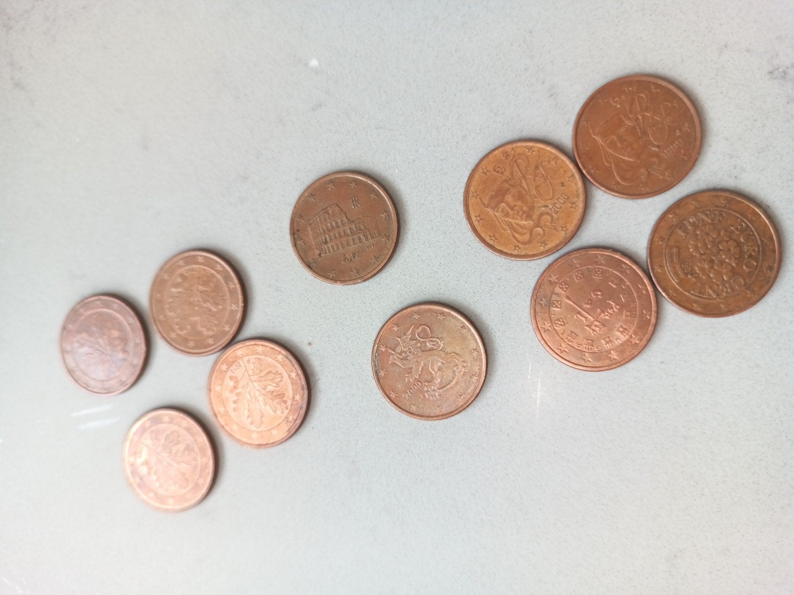 Diverse 1, 2 en 5 cent euromunten, Postzegels en Munten, Munten | Europa | Euromunten, Ophalen of Verzenden, Overige landen, Overige waardes
