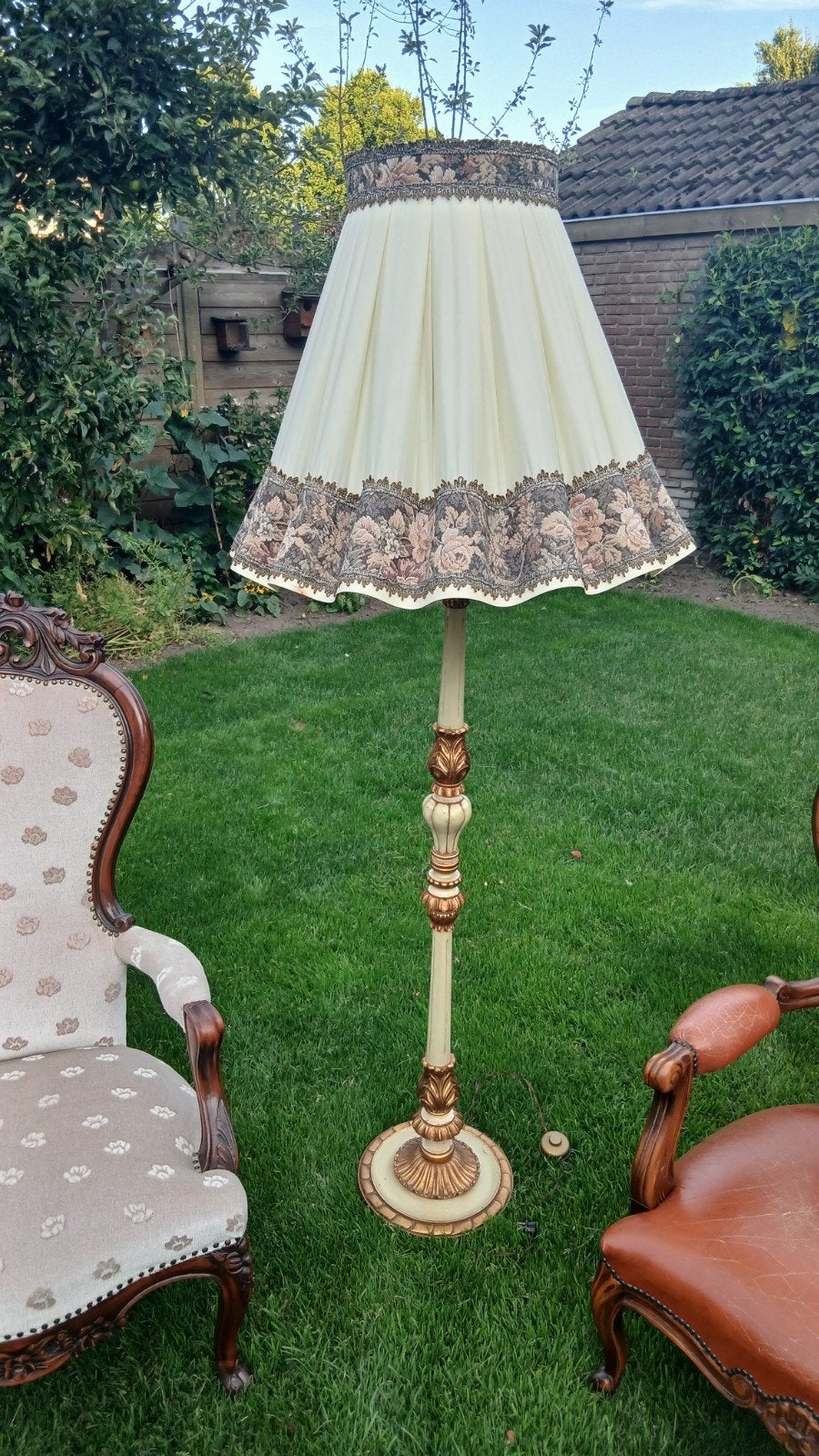 Grote vintage-antieke lamp, Antiek en Kunst, Antiek | Lampen, Ophalen