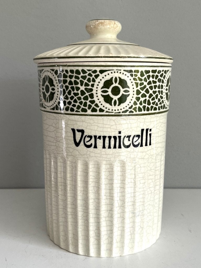 Antieke aardewerk keukenpot Vermicelli, Ophalen of Verzenden