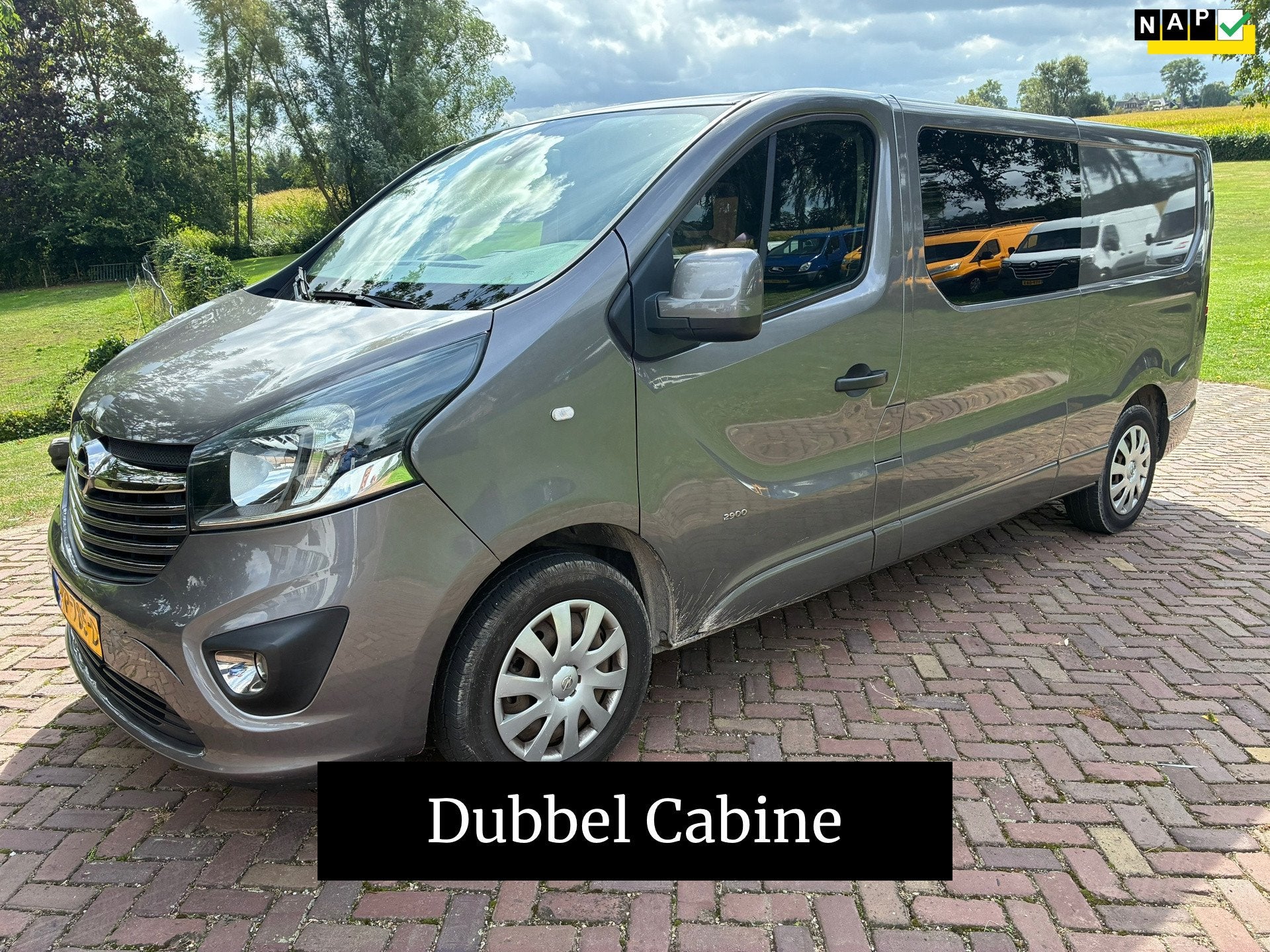 Opel Vivaro DUBBELE CABINE 1.6 CDTI 140pk L2H1 DC AIRCO CRUI, Voorwielaandrijving, Euro 5, Stof, Zwart