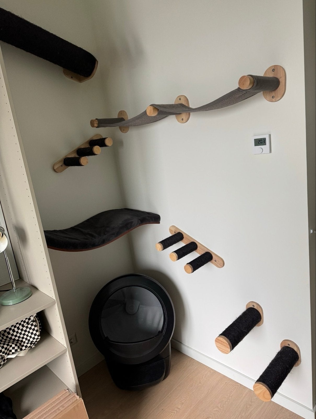 Kattenmanden en krabpaal voor aan de muur, Ophalen, Overige