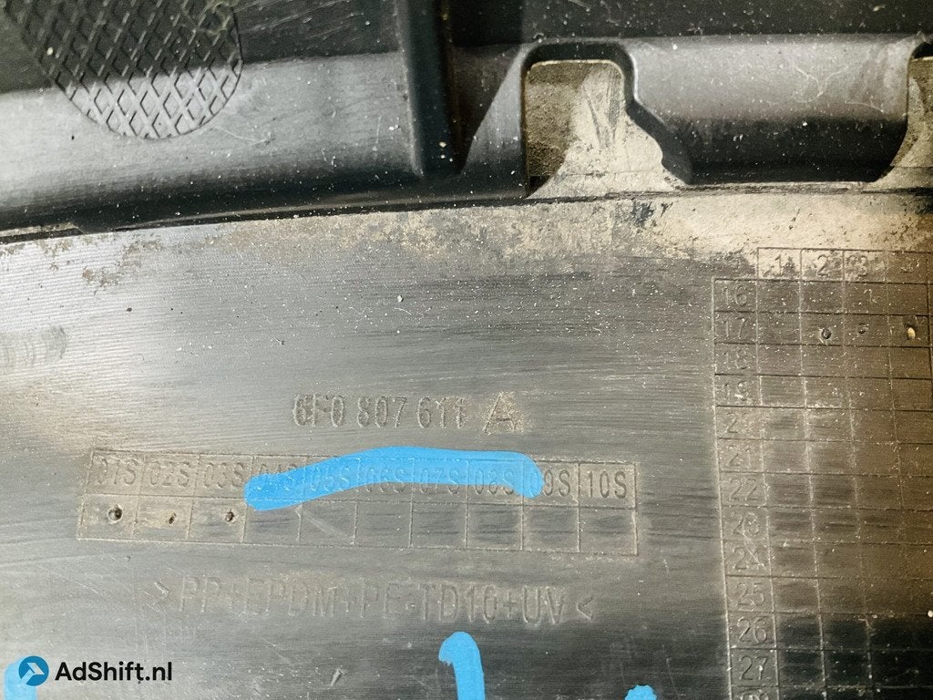 Onderplaat Seat Ibiza 6F 6F807611A 2017-2022 Bumper Lip 2-L4, Auto-onderdelen, Bumper