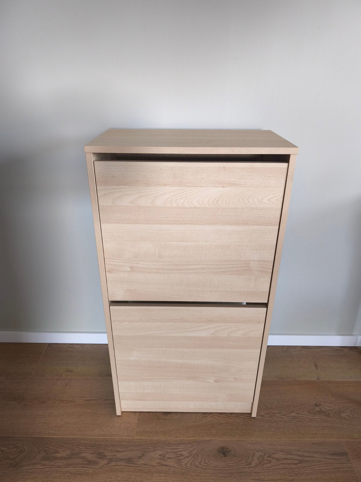 Ikea houten schoenenkast met 2 vakken, Ophalen, Gebruikt, Modern, Scandinavisch