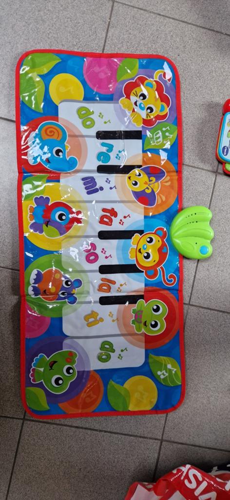 Muzikaal speelkleed met dieren en pianotoetsen, Ophalen of Verzenden, Zo goed als nieuw, Speelkleed, Met geluid