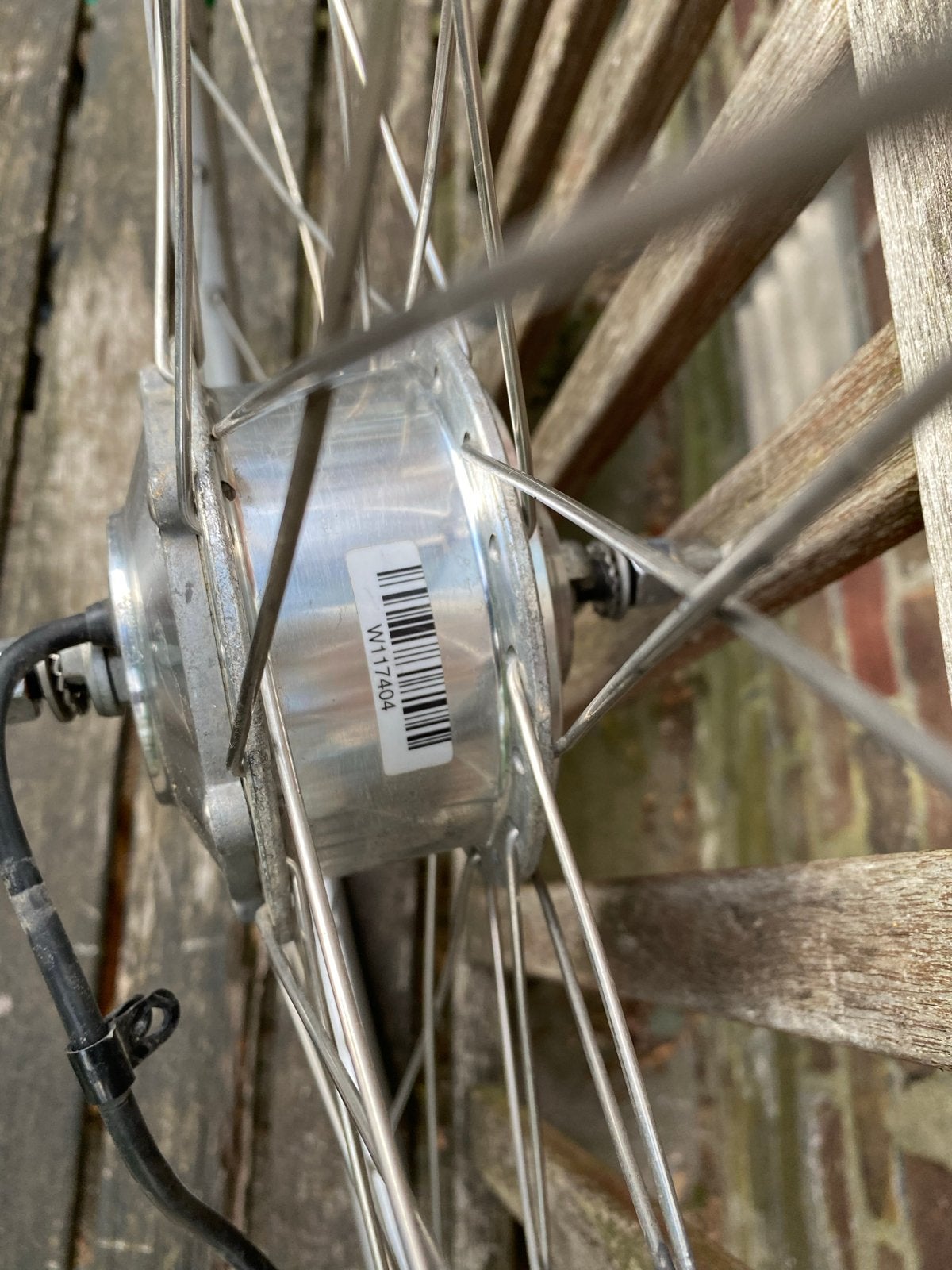 Voorwiel met RIH motor - 28 inch, Elektrische fiets, Gebruikt, Ophalen of Verzenden, Motor