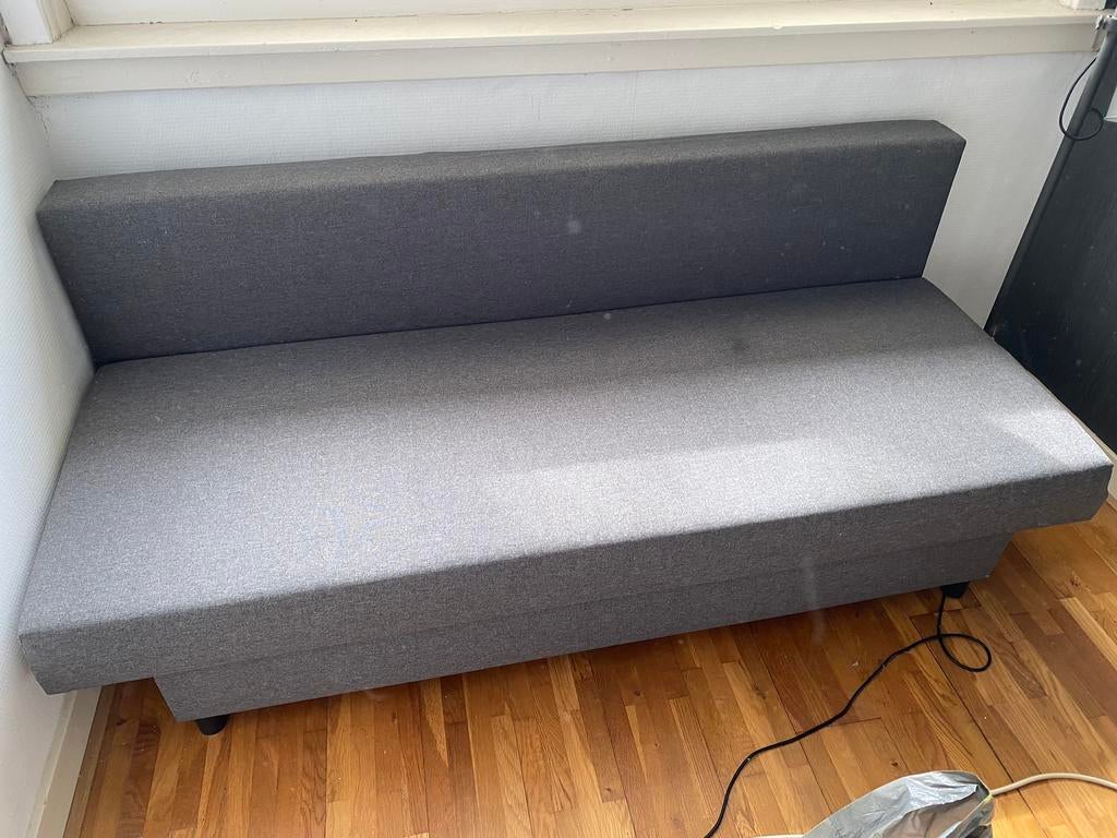 AIKEA ASARUM 3-zits slaapbank, Tweepersoons, Zo goed als nieuw, 140 cm, 190 cm of minder