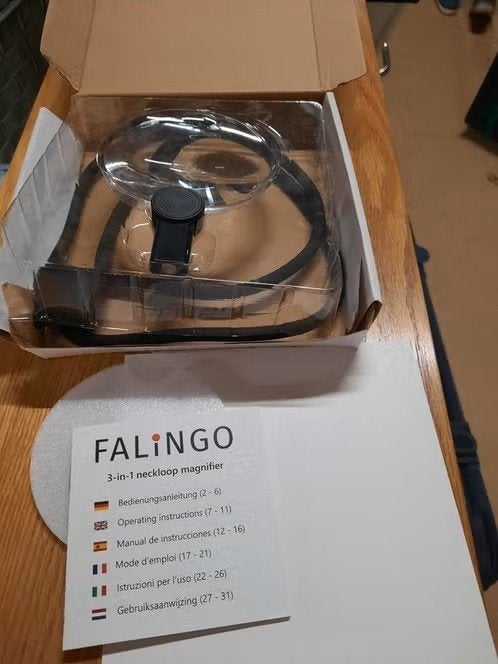 Nekloep, Ophalen, Zo goed als nieuw, Vergrootglas of Loep