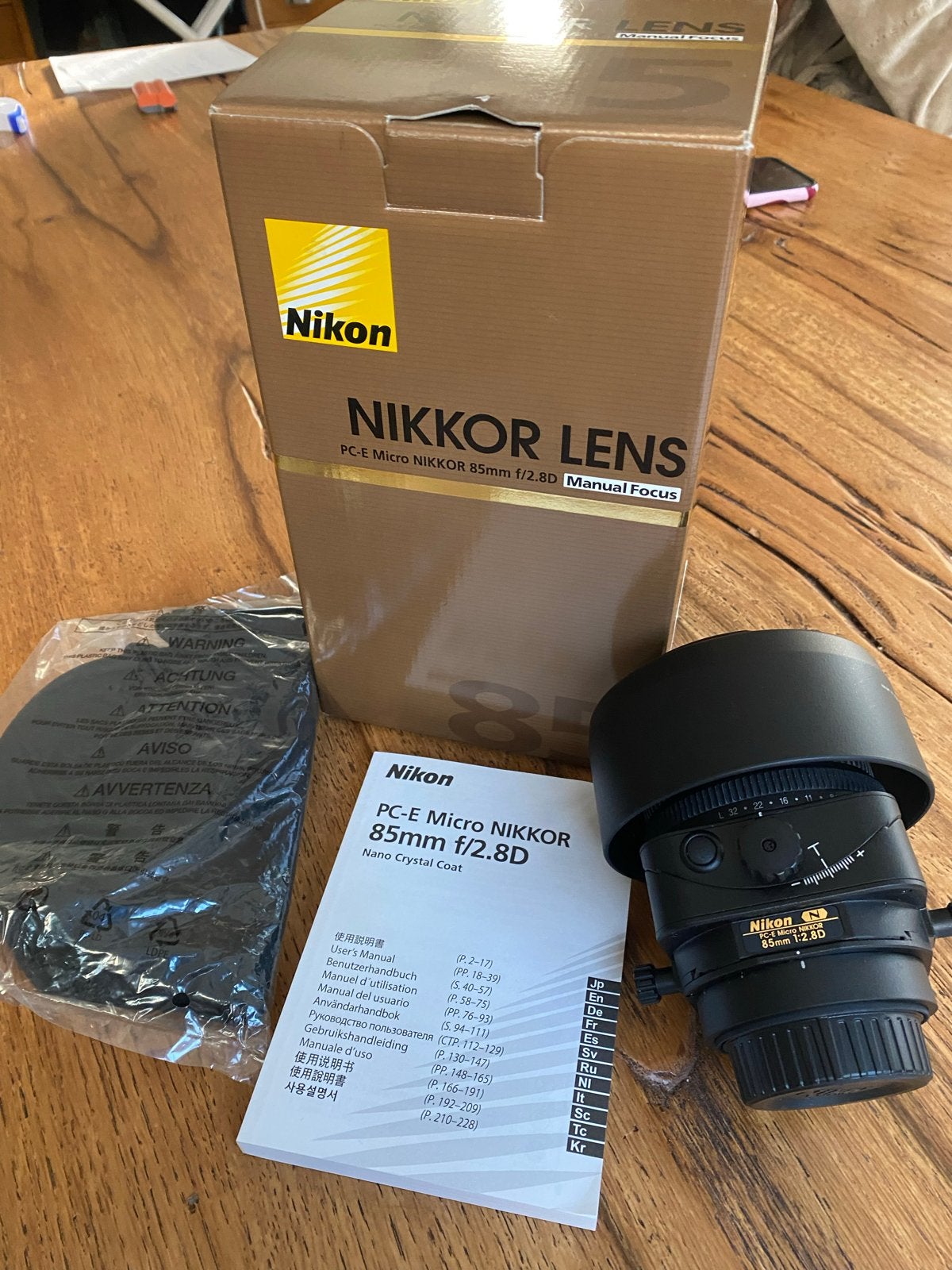 Nikon PC-E Micro Nikkor 85mm f/2.8D Macro Lens, Nikon, Ophalen of Verzenden, Zo goed als nieuw, Nikon F-mount
