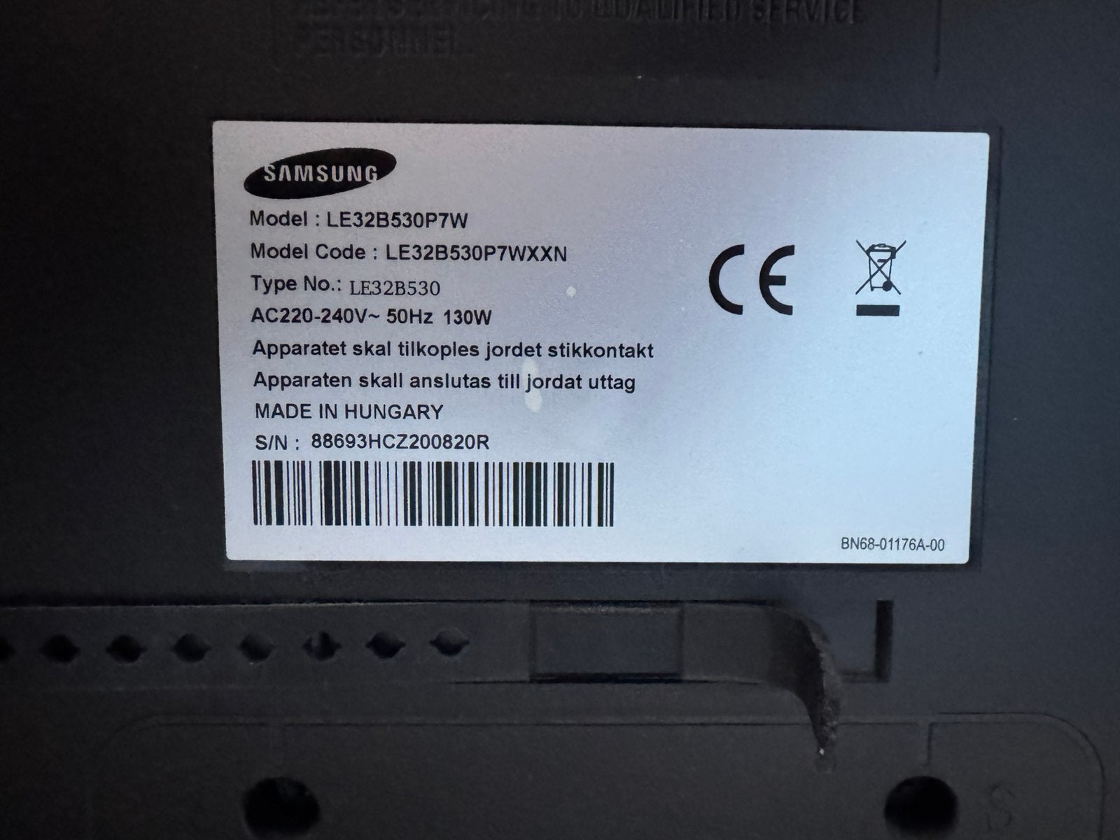 Foto 5 van Samsung 32 inch Full HD TV – LE32B530P7W