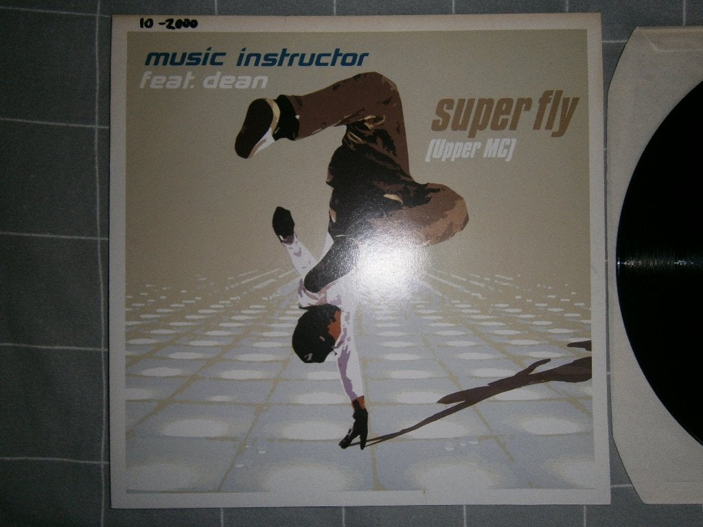 Music Instructor feat. Dean – Super Fly (Upper MC) . 2000., Cd's en Dvd's, Vinyl | Dance en House, Ophalen, Inclusief binnenhoes