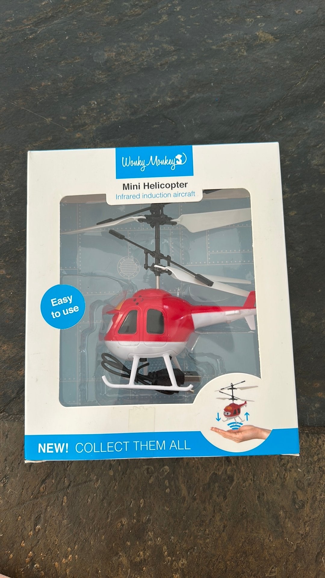 vliegende helicopter speelgoed kinderen, Ophalen of Verzenden, Gebruikt, Overige typen