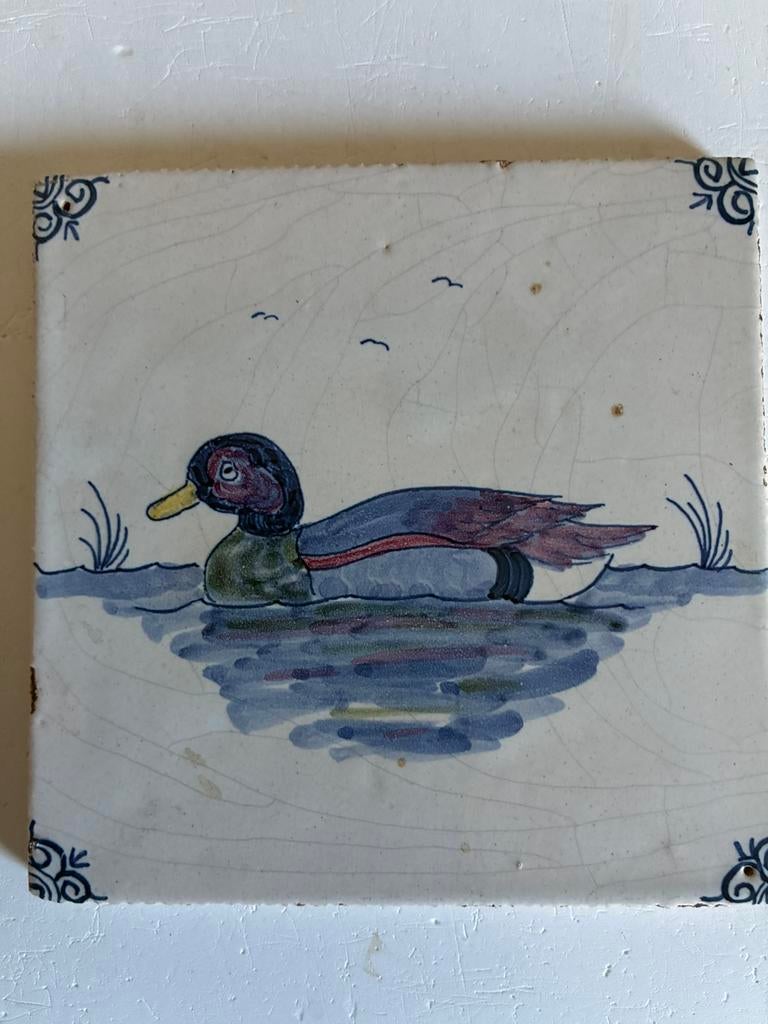 albarello tegel 13x13 cm veelkleurig, Ophalen of Verzenden