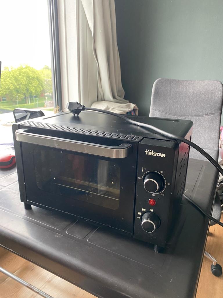 Tristar Mini Oven (10 Liter) – Werkt (Inclusief bakplaat), Minder dan 45 cm, Minder dan 45 cm, Hete lucht, Ophalen of Verzenden
