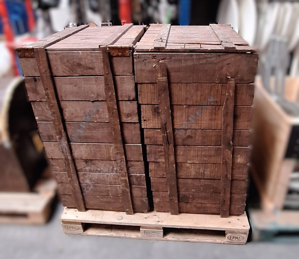 Grote houten opbergkisten, Ophalen, Gebruikt, 50 tot 100 cm, 50 tot 75 cm