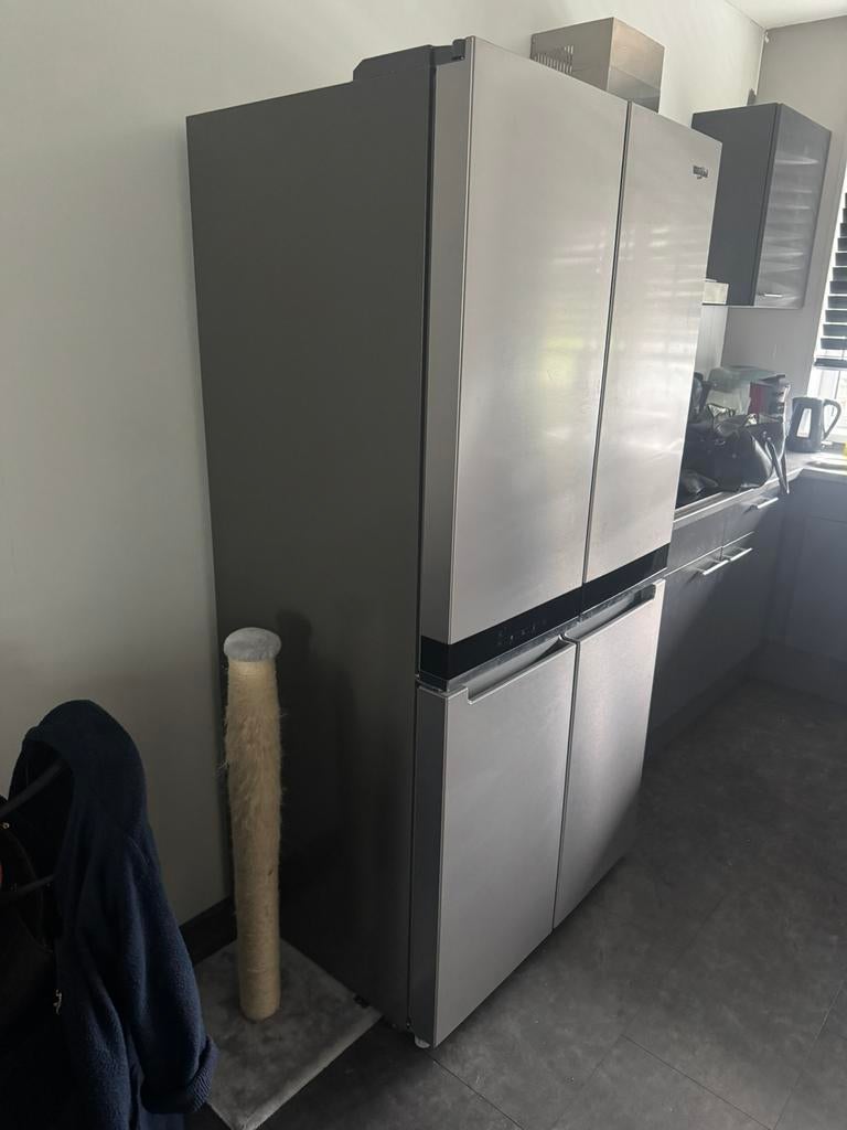 Whirlpool WQ9B1L Koelkast - Amerikaanse Stijl, Witgoed en Apparatuur, Koelkasten en IJskasten, Ophalen, Gebruikt, 200 liter of meer