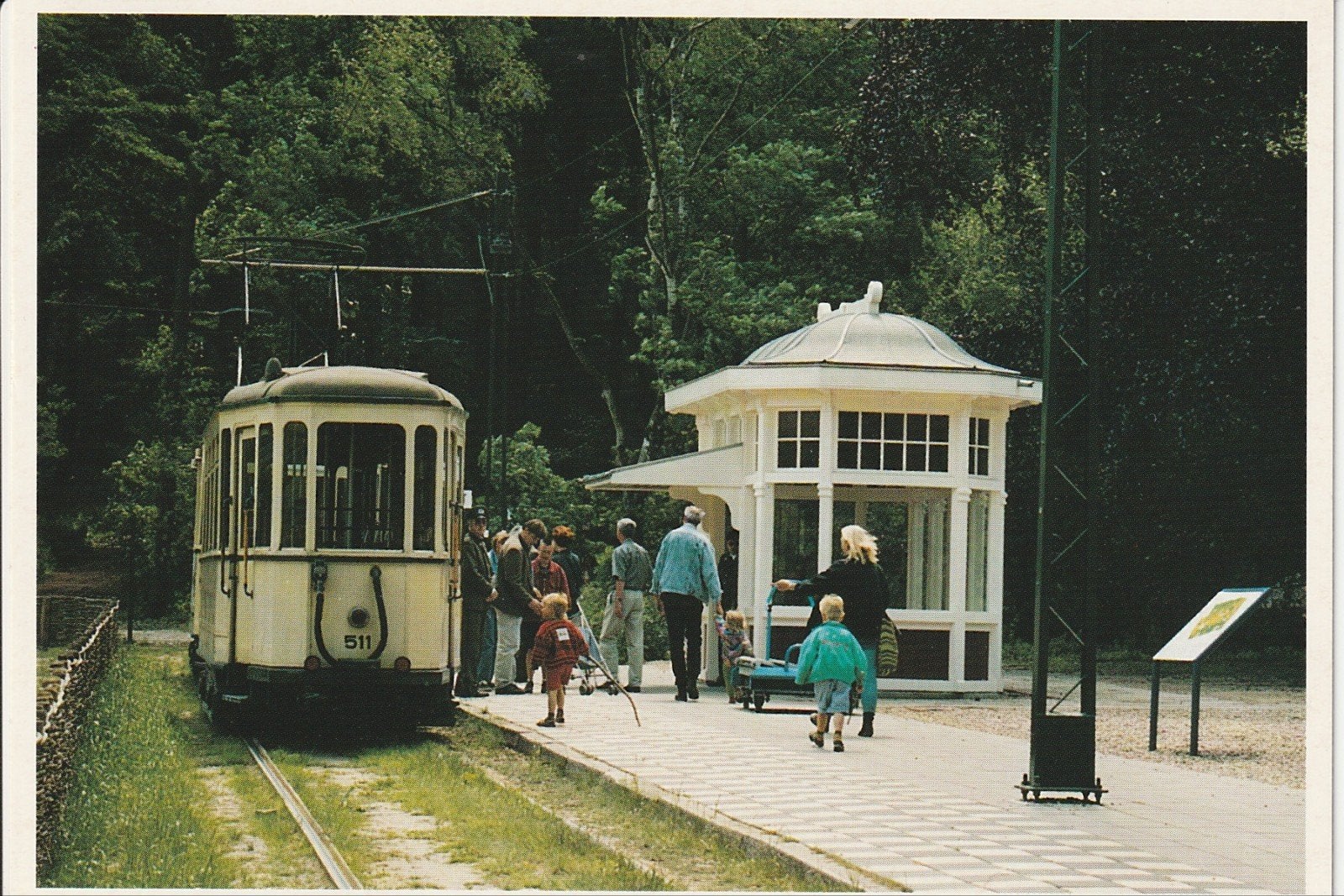 ARNHEM OPENLUCHTMUSEUM TRAMHALTE DE GROTE WEIDE ABRI  KASSEL, Ophalen of Verzenden, 1980 tot heden, Ongelopen, Gelderland