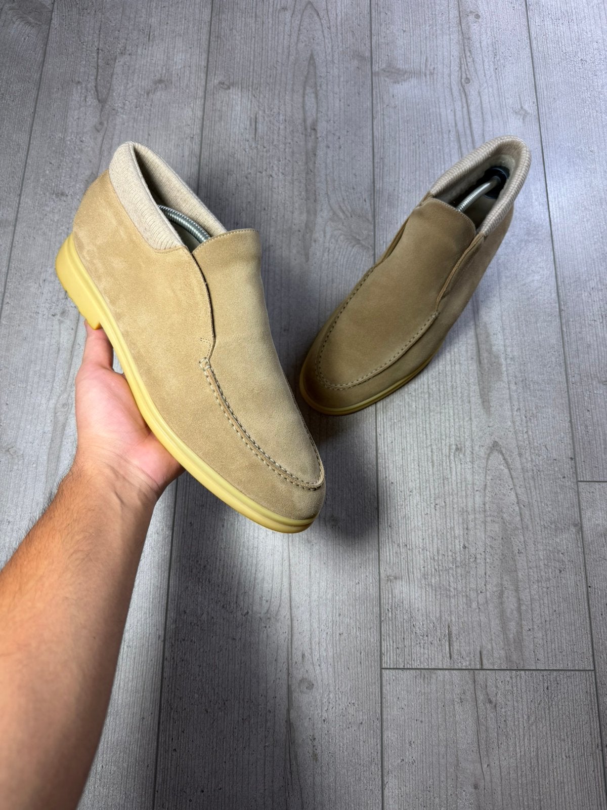 Loro Piana, Loafers, Bruin, Ophalen of Verzenden, Gedragen