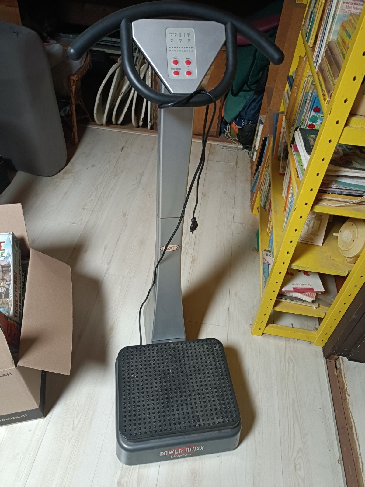 Power Maxx Vibrations Trilplaat - Fit en Vitaal Thuis, Kunststof, Trilplaat, Ophalen of Verzenden, Buik