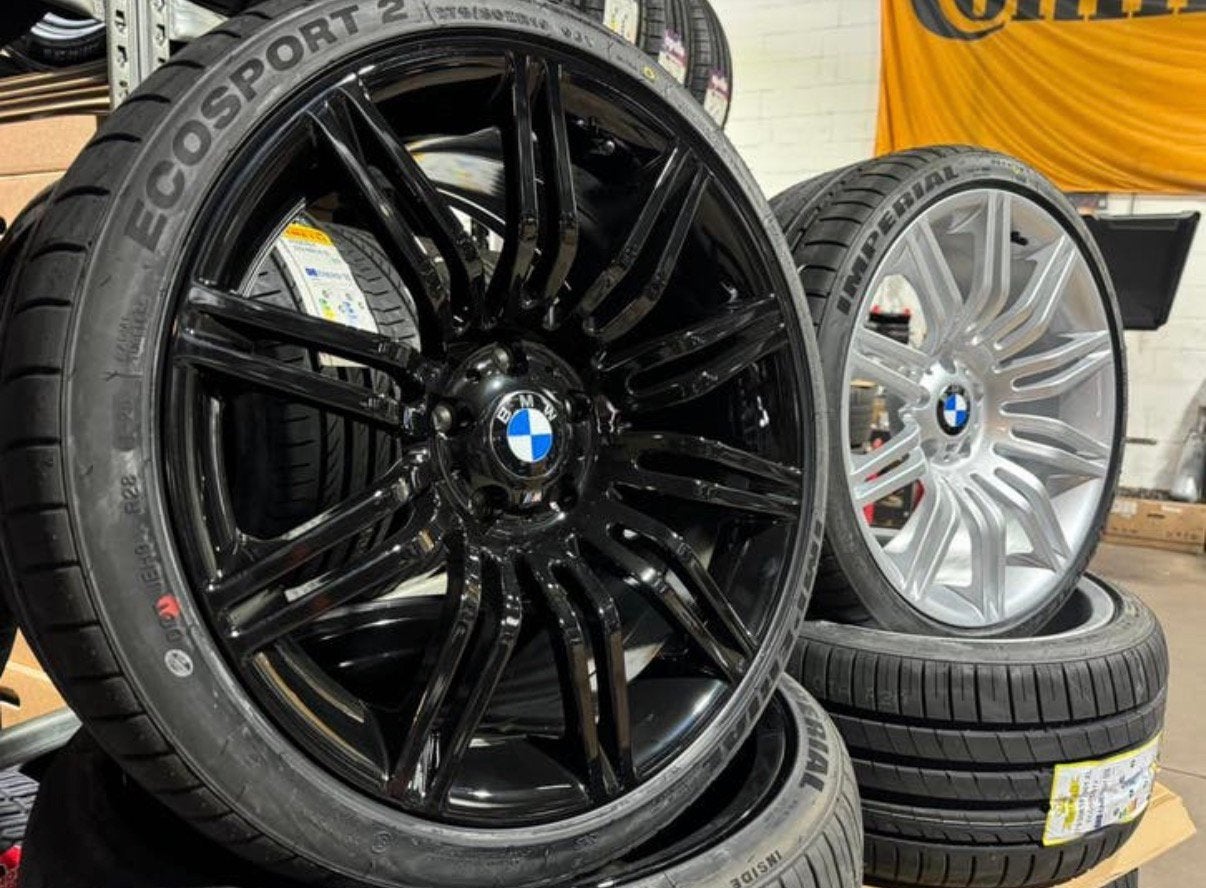 19 inch velgen met banden voor BMW Frankfurt 5x120 5 serie E, 19 inch, Banden en Velgen, Nieuw, Ophalen of Verzenden