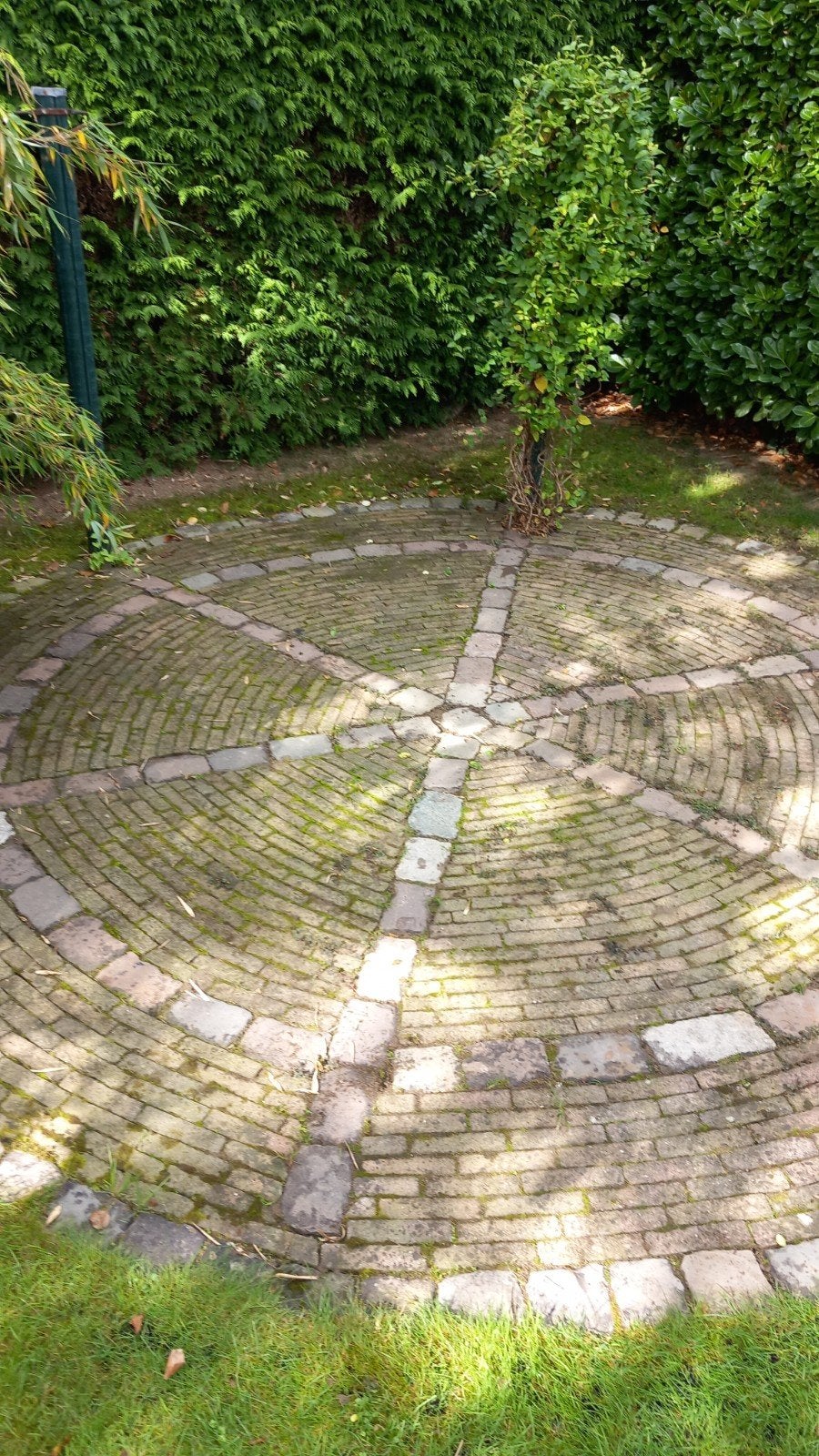 Ronde cirkel 450 cm doorsnee, Tuin en Terras, Ophalen, Overige materialen, Gebruikt, Klinkers