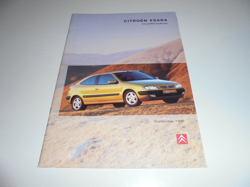 brochure Citroen Xsara  1999, Ophalen of Verzenden, Zo goed als nieuw, Citroën