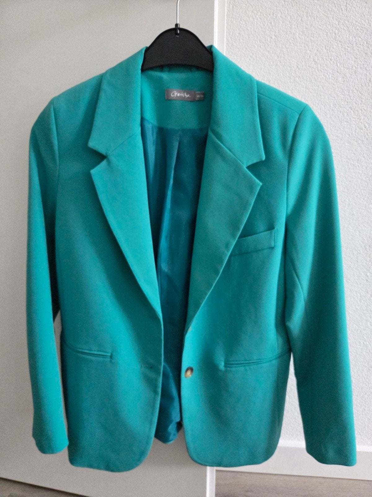 Geisha aquagroen blazer maat xs/34, Ophalen of Verzenden, Zo goed als nieuw, Maat 34 (XS) of kleiner