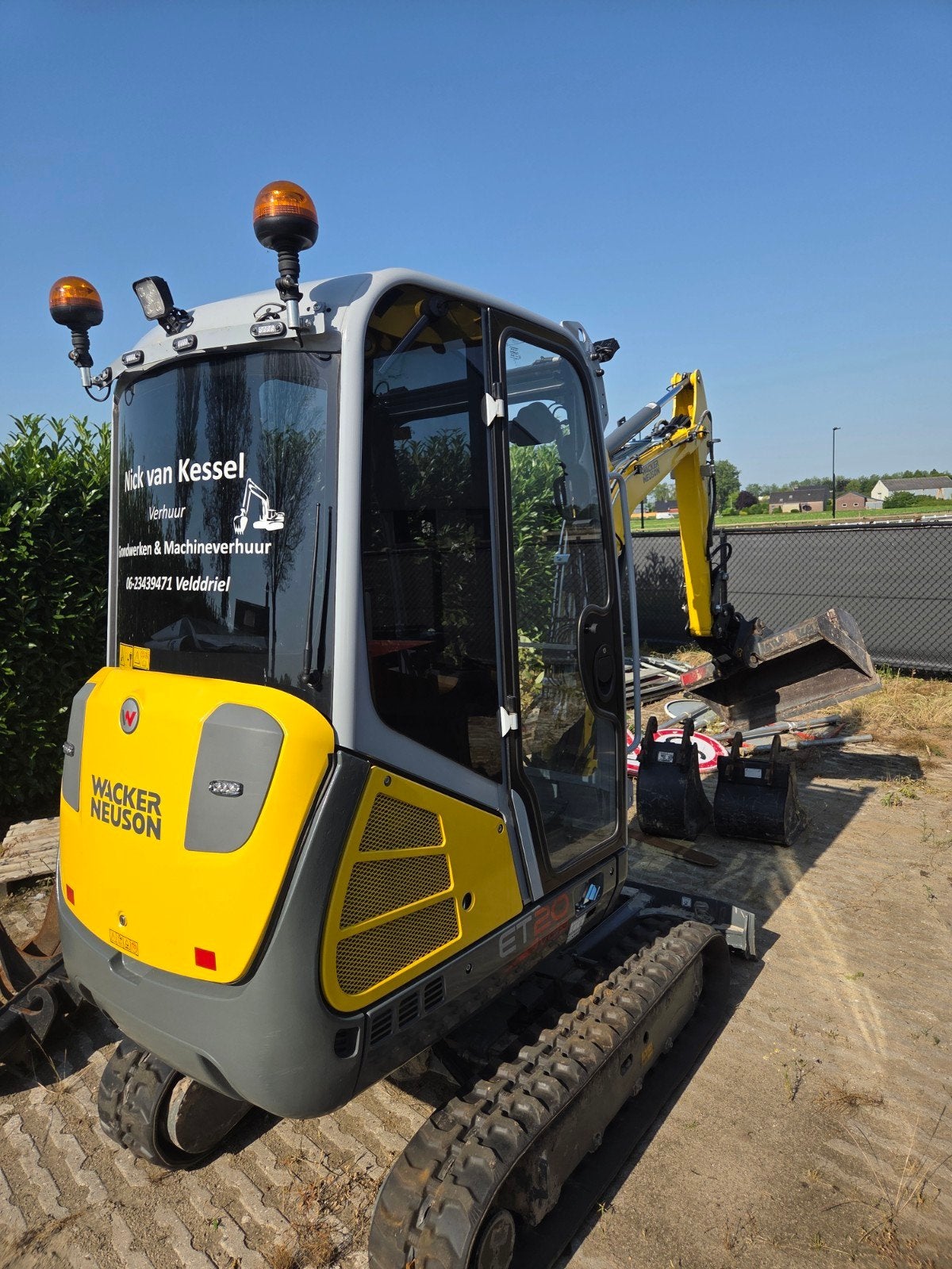 Wacker neuson ET 20 bouwjaar 2025, Ophalen of Verzenden, Graafmachine
